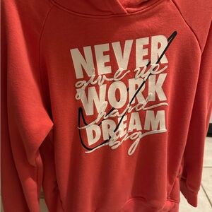 Nike Kids Red Graphic Hoodie